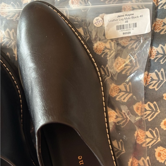 🖤 Jenni Kayne Leather Lug Mules – Black | EU 40 Fits 9.5/10 (NWT) 👡 - Picture 6 of 7